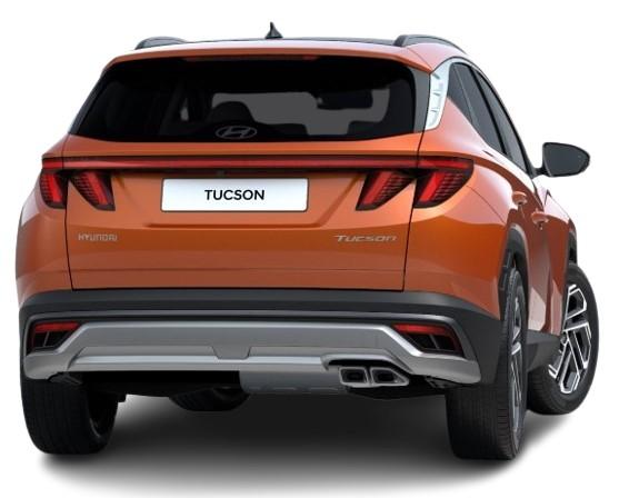 New Hyundai Tucson 2024 in Jupiter Orange Paint