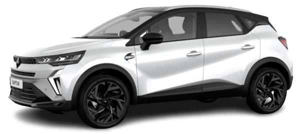 New Renault Captur 2024 in Artic White Black Roof