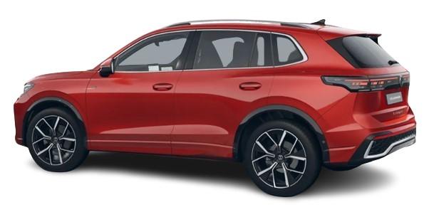 New Volkswagen Tiguan R-Line in Persimmon Red Paint - Rear