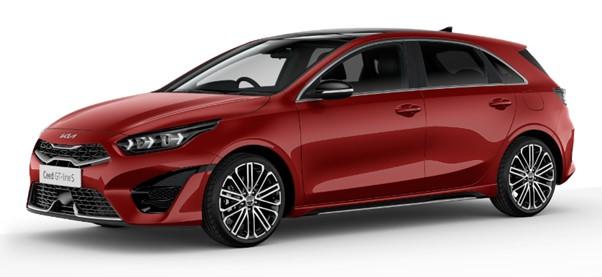 Image of a New Kia Ceed in Infra Red Paint