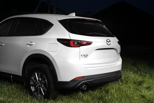 New Mazda CX-5 in White - Rear View