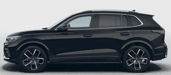 Image of a Volkswagen Tiguan 2024 in Deep Black Pearl
