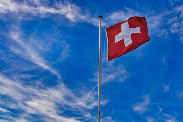 Image of the Swiss Flag - Geneva International Motor Show 2024