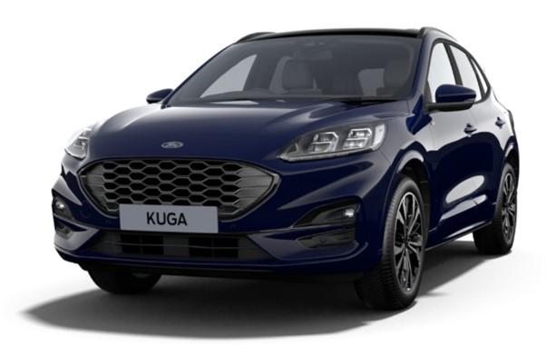 Image of a Ford Kuga in Chrome Blue 2024 Model