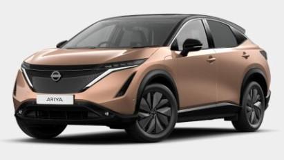 Image of a Nissan Ariya in Copper Paint