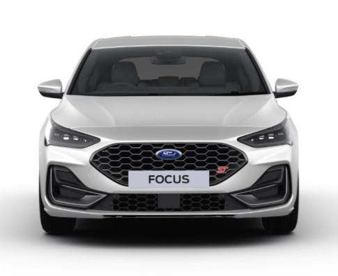 Image of a New Ford Focus 2024 Model in Frozen White Paint