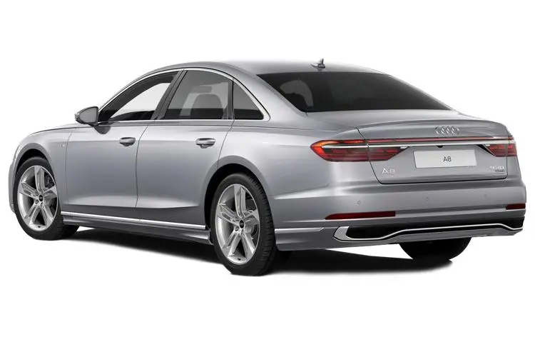 Image of an Audi A8 2024 Model Rear View