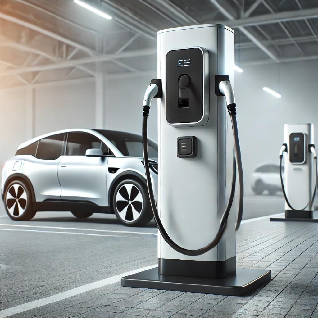 New Electric Car Public Charging Point