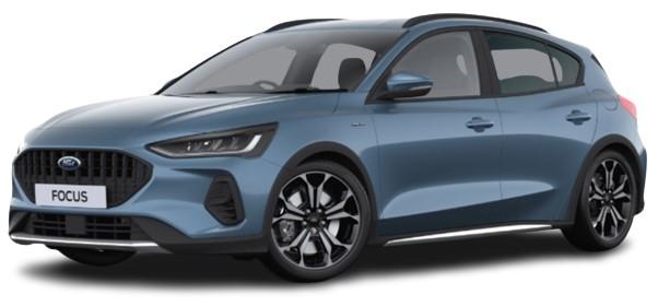 New Ford Focus Active X 2024 Model in Chrome Blue