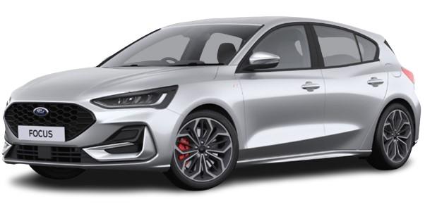 New Ford Focus ST-Line X 74-Plate Car in Moondust Silver Paint