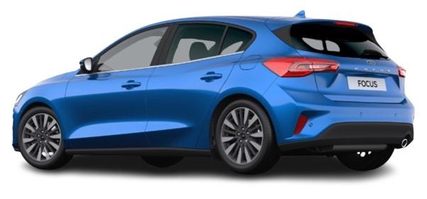New Ford Focus Titanium X 2024 in Desert Island Blue Paint
