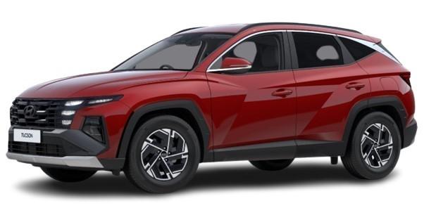 New Hyundai Tucson 2024 in Ultimate Red Metallic Paint