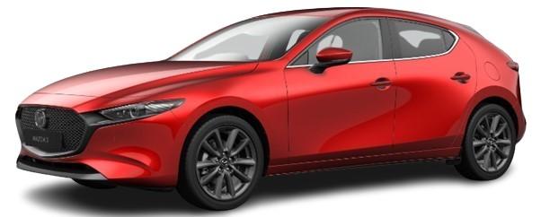 New Mazda 3 Exclusive-Line 2024 Model in Soul Red Paint