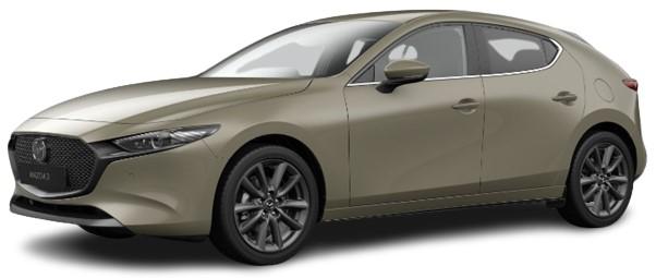 New Mazda 3 Exclusive-Line 2024 Model in Zircon Sand Paint