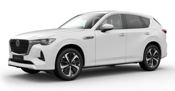 New Mazda CX-60 2024 in Artic White Paint