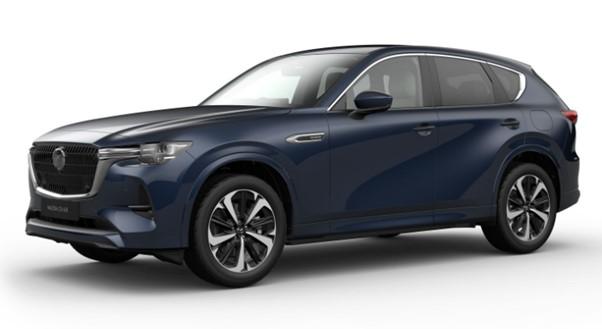 New Mazda CX-60 in Deep Crystal Blue Paint