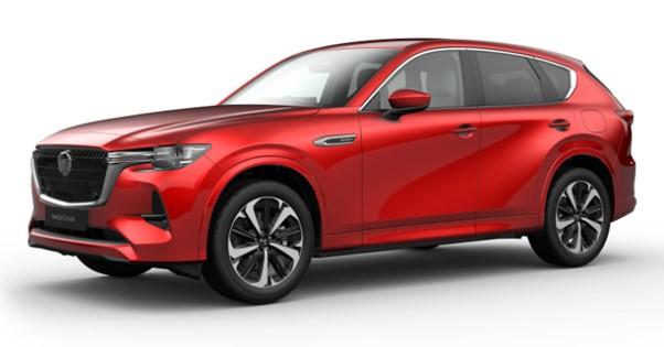 New Mazda CX-60 2024 Model in Soul Red Paint