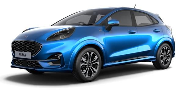 New Ford Puma 2024 in Desert Island Blue Paint