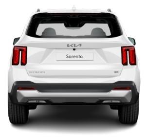 New Kia Sorento 2024 in White Paint - Rear View