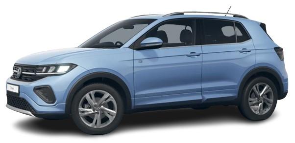New Volkswagen T-Cross R-Line 2024 in Clear Blue Metallic