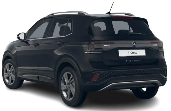 New Volkswagen T-Cross R-Line 2024 in Deep Black Pearl