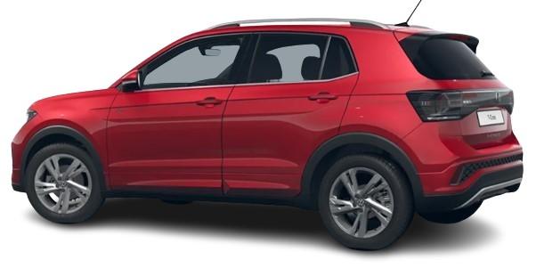 New Volkswagen T-Cross R-Line 2024 in Kings Red Paint