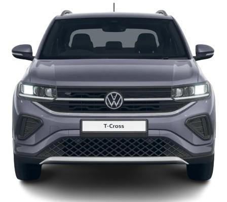 New Volkswagen T-Cross R-Line 2024 in Smokey Grey Metallic Paint