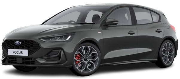 New Ford Focus ST-Line X 2024 in Magnetic - Side View (uk-car-discount.com)
