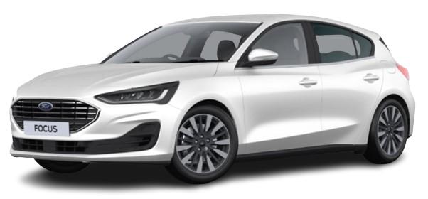 New Ford Focus Titanium X in Frozen White (uk-car-discount.com)