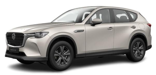 New Mazda CX-60 - Platinum Quartz - Front Side View (uk-car-discount.com)