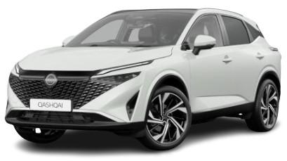 New Nissan Qashqai Tekna Plus in Pearl White - 74 Registration Plate (uk-car-discount.com)