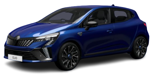 New Renault Clio 2024 in Iron Blue (uk-car-discount.com)