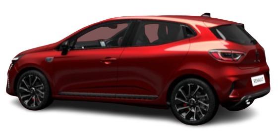 New Renault Clio in Flame Red Paint 1