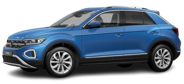 New Volkswagen T-Roc Style 2024 - Ravenna Blue (uk-car-discount.com)