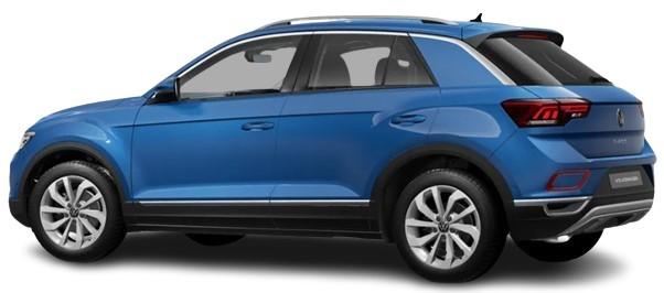 New Volkswagen T-Roc Style 2024 - Ravenna Blue (uk-car-discount.com)