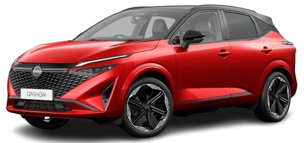 Nissan Qashqai N-Design 2024 in Fuji Sunset Red (uk-car-discount.com)