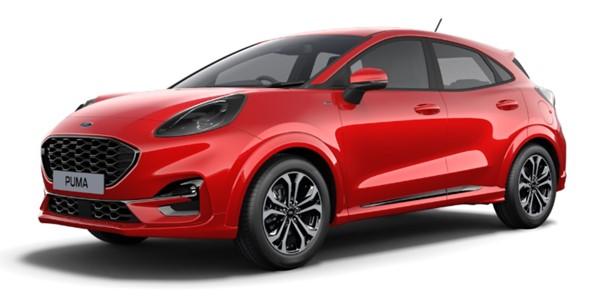 New Ford Puma in Fantastic Red
