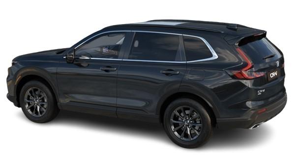 New Honda CR-V in Black Paint 2025 Model - Rear View