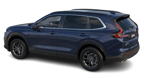 New Honda CR-V in Blue Paint 2025 Model - Rear View