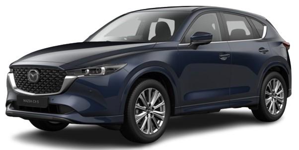 New Mazda CX-5 in Deep Crystal Blue Paint
