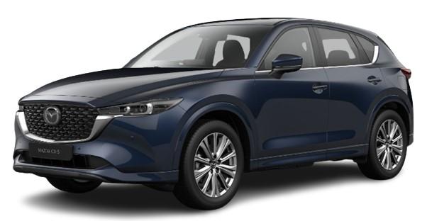 New Mazda CX 5 2024 Model in Deep Crystal Blue