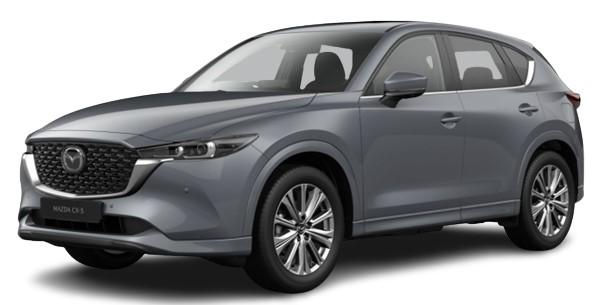 New Mazda CX-5 2024 model in Polymetal Grey 