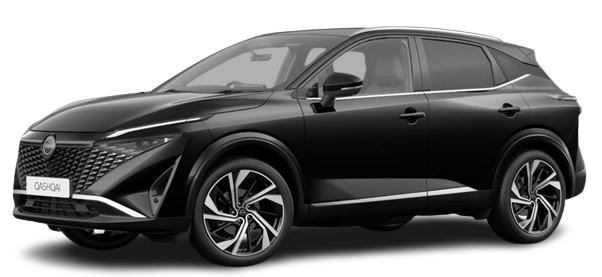 New Nissan Qashqai Tekna + in Pearl Black Paint - Side View