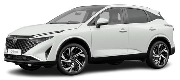 New Nissan Qashqai Tekna + in Pearl White Paint