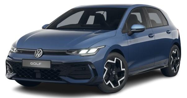 New Volkswagen Golf R-Line 2025 Model in Blue