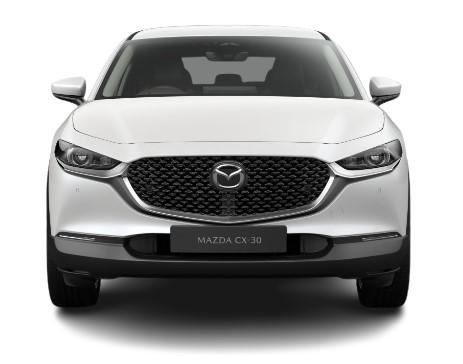 Mazda CX-30 in Snowflake White Paint
