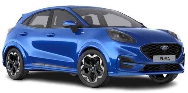 New Ford Puma in Desert Island Blue Paint
