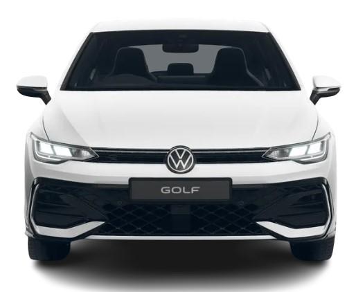 New Volkswagen Golf 2024 Model in Oryx White Paint