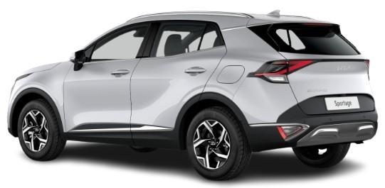 New Kia Sportage 2025 in Fusion White - Rear (uk-car-discount.com)