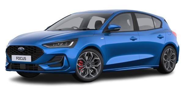 New Ford Focus 2025 Model in Desert Island Blue (uk-car-discount.com)
